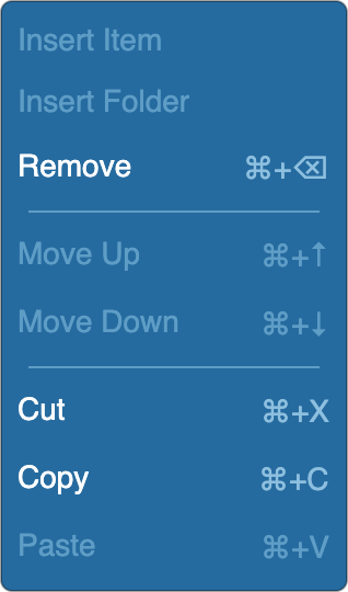 Context Menu